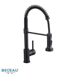 MEZCLADORA DE COCINA VERSALLES NEGRO MATE