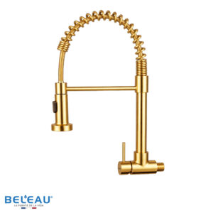 LLAVE DE COCINA PARA PARED VERSALLES DORADO