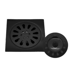 REJILLA DE BAÑO 10X10CM NEGRO