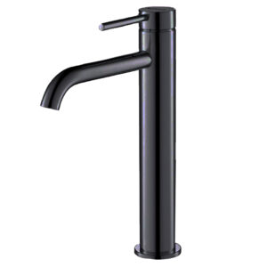 LLAVE DE BAÑO DOBLE ALTURA GARONA NEGRA