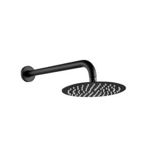 CABEZA DE DUCHA SUPER SLIM (REDONDO) MOUCHES NEGRO
