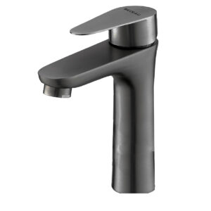 MEZCLADORA DE BAÑO DOBLE ALTURA RUAN NEGRO