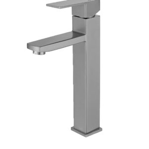 MEZCLADORA DE BAÑO MONOMANDO DOBLE DE ALTURA MARNE MATE