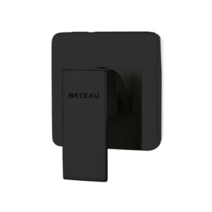 MEZCLADORA DE DUCHA CUADRADA NIZA NEGRO