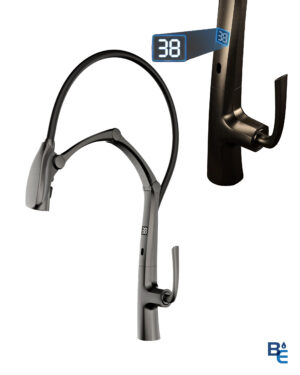 MEZCLADORA DE COCINA DIGITAL MONSTER PULL DOWN GUN METAL