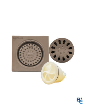 REJILLA 2" Y 3" CON DISEÑO DE 10X10 CM ANTIOLORES BRONCE