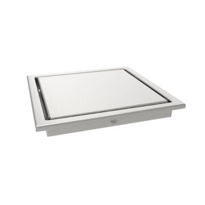REJILLA 2" INVISIBLE DE 10X10 CM ANTIOLORES CROMO