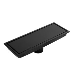 REJILLA 2" INVISIBLE DE 30X10 CM ANTIOLORES NEGRO