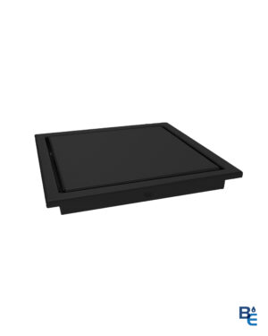 REJILLA 2" INVISIBLE DE 10X10 CM ANTIOLORES NEGRO