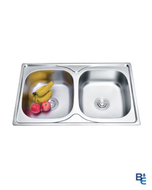 FREGADERO SOBREPUESTO DE DOS POZOS