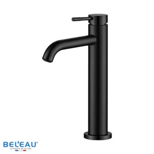 MEZCLADORA DE BAÑO DOBLE ALTURA GARONA NEGRO
