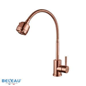 LLAVE DE COCINA PISO DECK MOUNTED ROSE GOLD