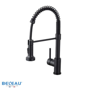 MEZCLADORA DE COCINA VERSALLES NEGRO MATE
