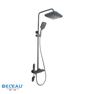 DUCHA BRIVA MANDO TIPO PIANO GUN METAL