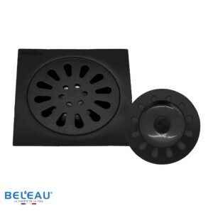 REJILLA DE BAÑO 10X10CM NEGRO