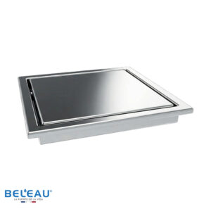 REJILLA 2" INVISIBLE DE 10X10 CM ANTIOLORES CROMO